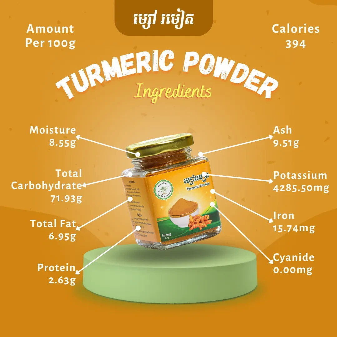 ម្សៅ​រមៀត Turmeric Powder